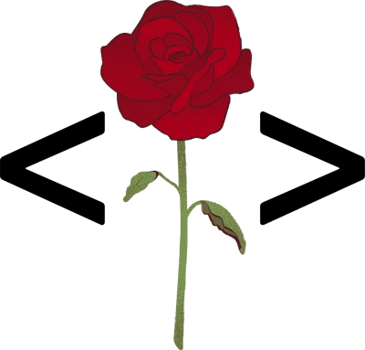 The Artificial Creative rose between code brackets